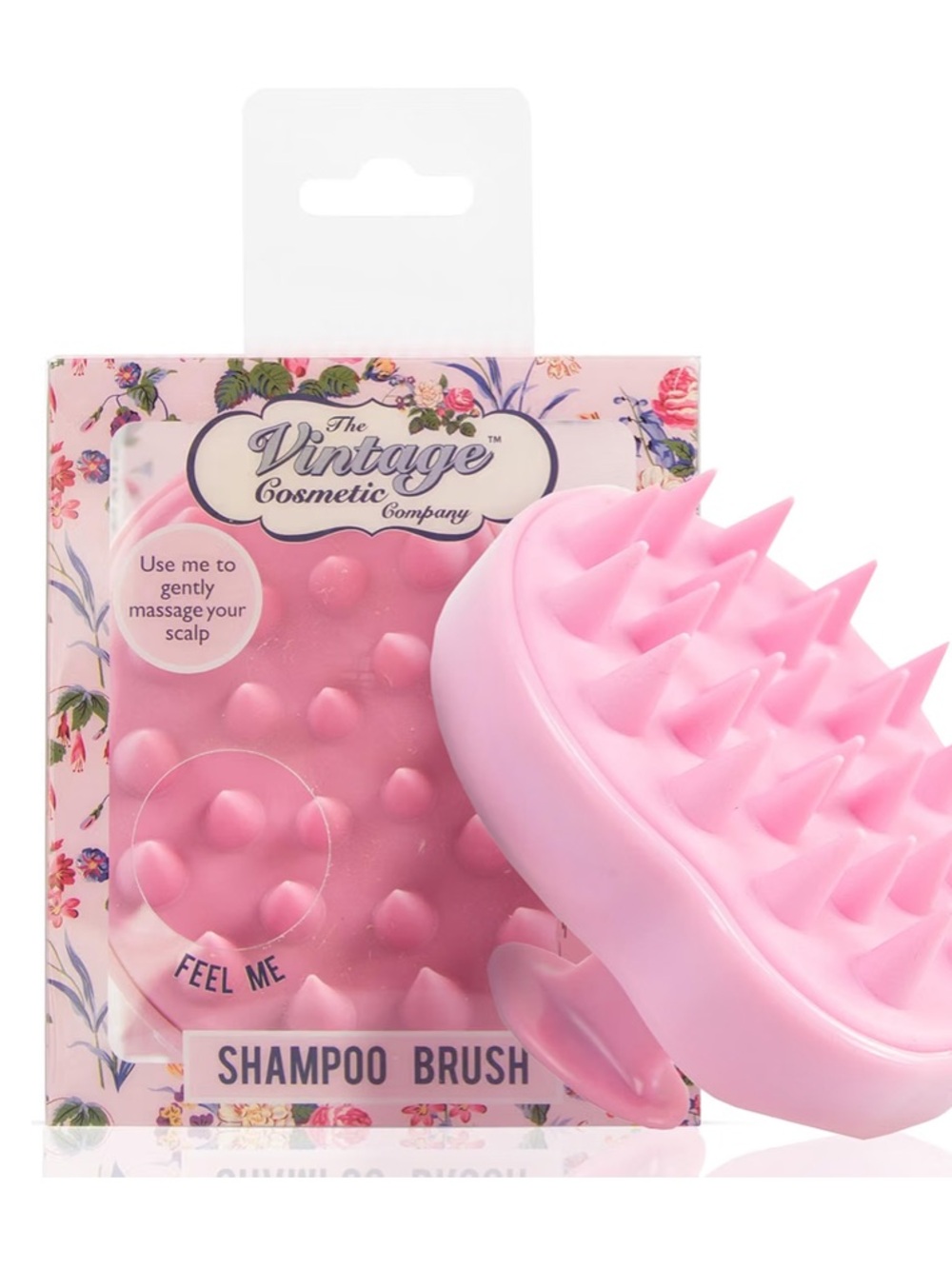 The Vintage Cosmetic Company Pink Shampoo Brush